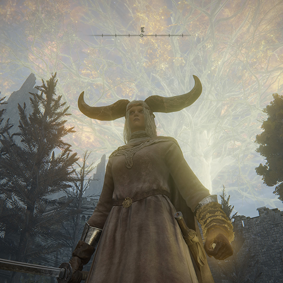 Showing Off Great Horned Headband