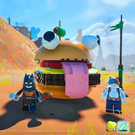 Batman, Meowcles and Burger