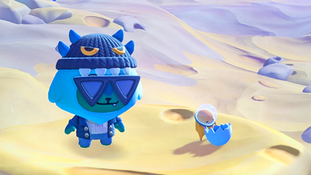 Staying Cool w/Moon Gudetama (old pic)