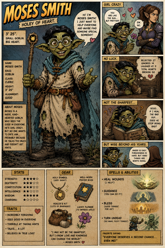 Moses Smith Comic Page