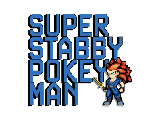 Super Stabby Pokey Man Game Start Screen