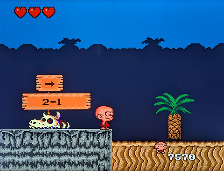 Bonk's Adventure 2-1